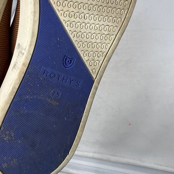 Rothy’s Women’s City Slip-On Sneakers Knit Rust Brown Size 7.5 Sustainable - Picture 11 of 14